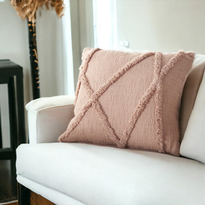 Schoonover Boho Chic Textured Lines Throw Pillow