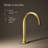 Occasion Sink with Cane Design Single Hole Bathroom Faucet with Drain Assembly-75081488