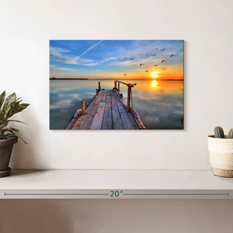 Aletra Boardwalk To Sunset, 8" H x 12" W