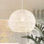 Amiliah 1 - Light Beige Dome Pendant