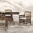 Outdoor Wicker Glass Dining Table