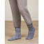  Chaussettes pour femmes Cozychic Heathered, bleu ardoise / blanc, petit-moyen