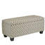 Banc de rangement en bois Barlett