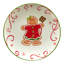 Ensemble de 4 assiettes à pain en pain d'épice certifié International Holiday