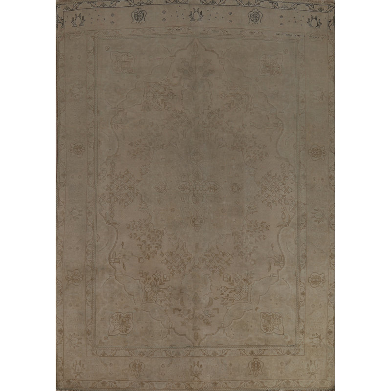 Tapis traditionnel en laine fait à la main 8 x 11