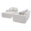 Canapé modulaire en L en similicuir avec méridienne d'angle, canapé à compression en mousse haute densité, canapé sans assemblage pour le salon-945249807
