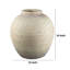 Vase décoratif Kilu, texture métallique robuste -112748830