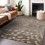 Tapis taupe Xhevrie intérieur / extérieur lavable à la machine-1752987577