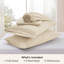 Ensemble de draps à bonnet profond - s'adapte aux matelas jusqu'à 21 pouces d'épaisseur - ensemble de draps GentleSoft, évacuation de l'humidité, draps et taies d'oreiller doux et rafraîchissants, ajustement facile et sécuritaire-105311099-105311094