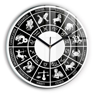 Glass Wall Clock
