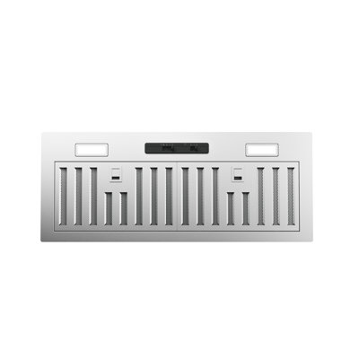 Hotte encastrable avec lumière DEL en acier inoxydable Zephyr Tornado I 34 po 600 CFM