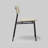 Albert 18 " H Leather Upholstered Metal Side Chair-102291904