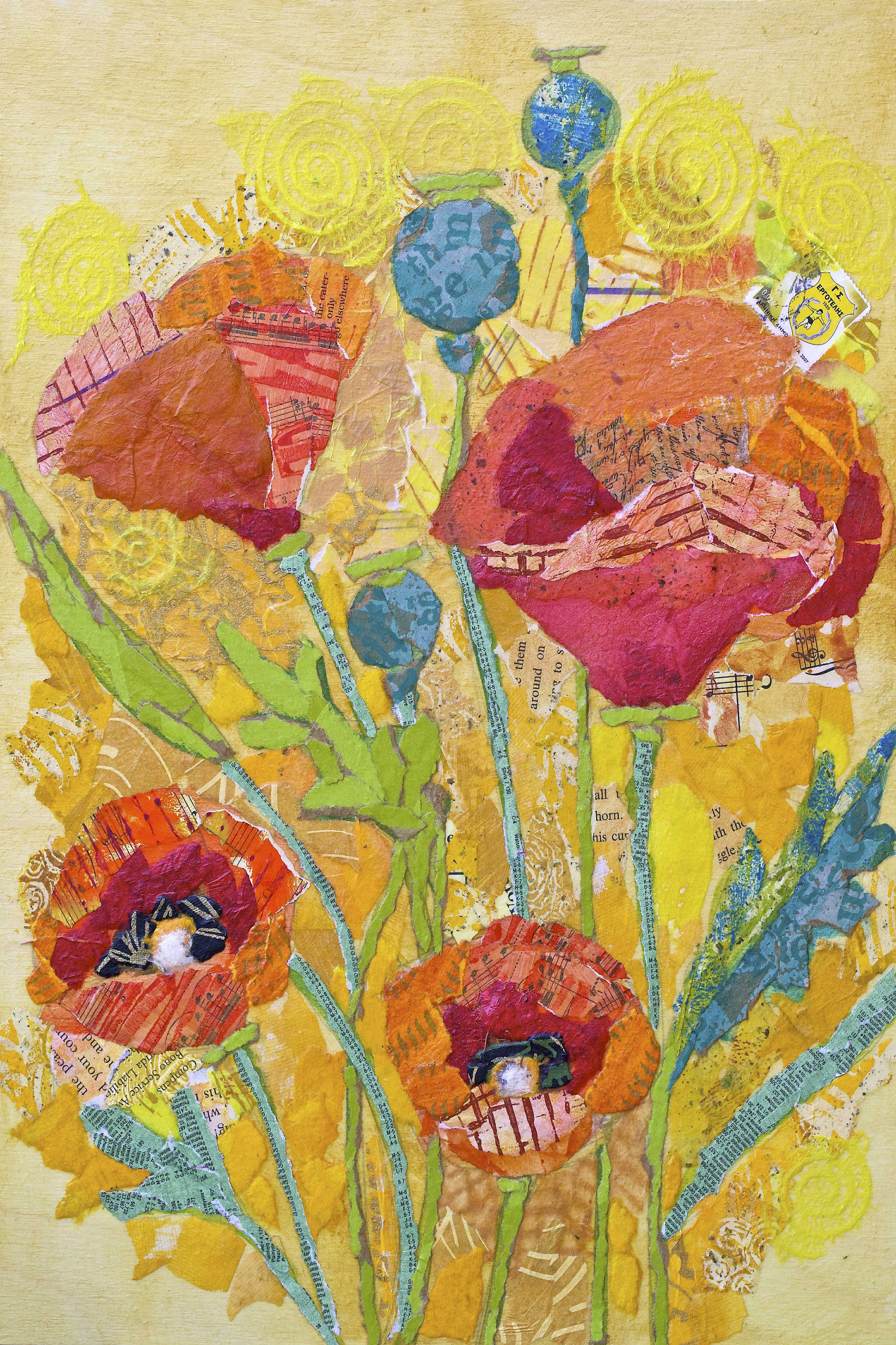 Poppy Collafe Red Barrel Studio® Poppy Collage II | Wayfair