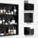 Surface-mounted/Recessed Mirror Cabinet with Mirror with Adjustable Shelf