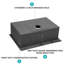 22X33 Inch Stainless Steel Sink: 16 Gauge, Structure, With Drain Assembly Kitchen Basin: To Scratches, Condensation-