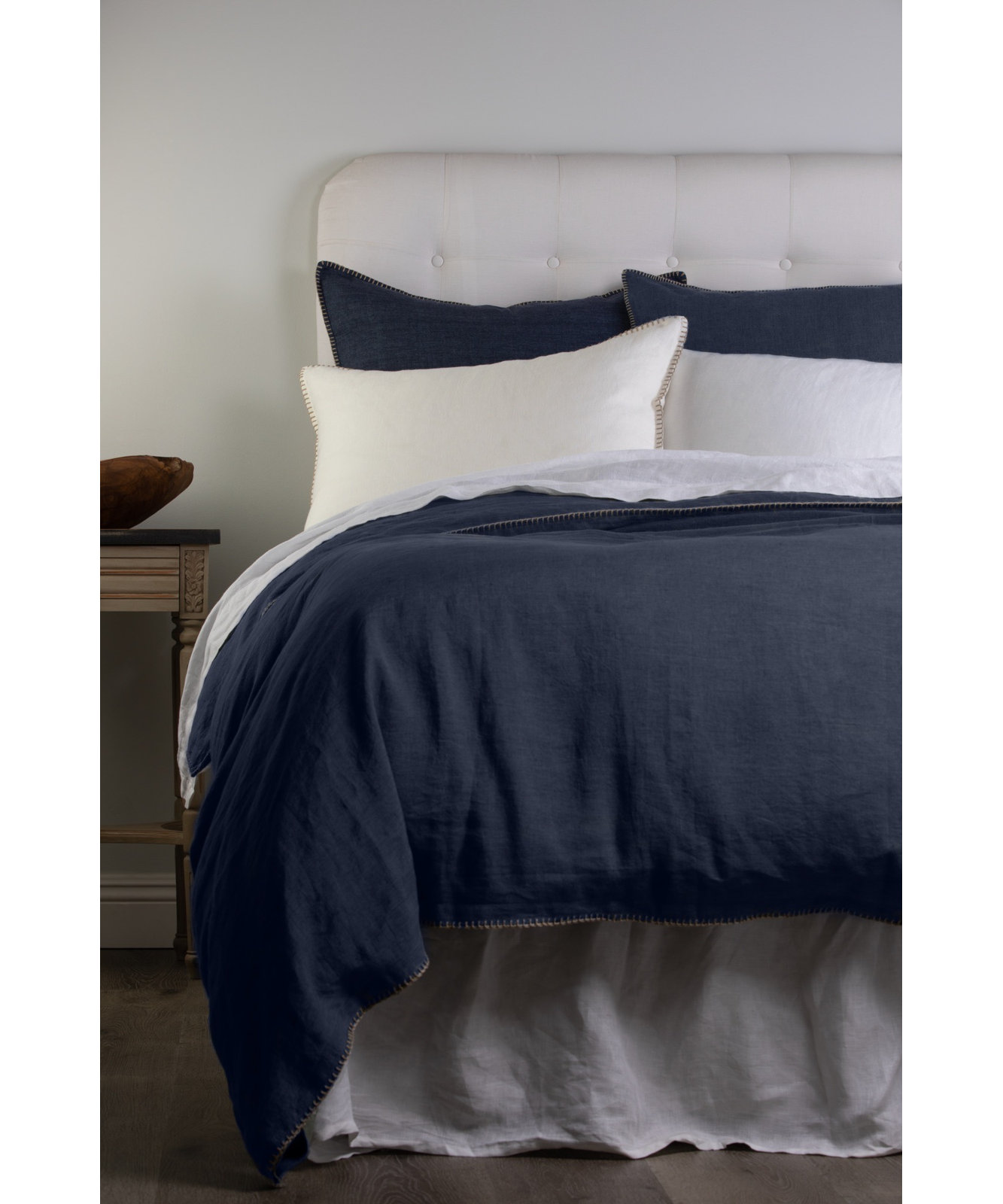 Aisla Linen Duvet Cover Set, King