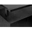 Bureau d'ordinateur, bureau personnel, ordinateur portable, rangement, travail, métal noir, contemporain, moderne