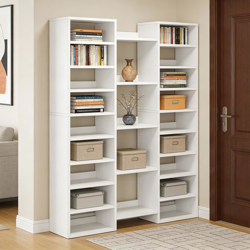 23-Shelf Freestanding Shoe Organizer, White Water- , & , Decorative Storage For Bedroom, Living Room, Entryway Spaces Spacious Rack, Scratch-, , Ideal Options