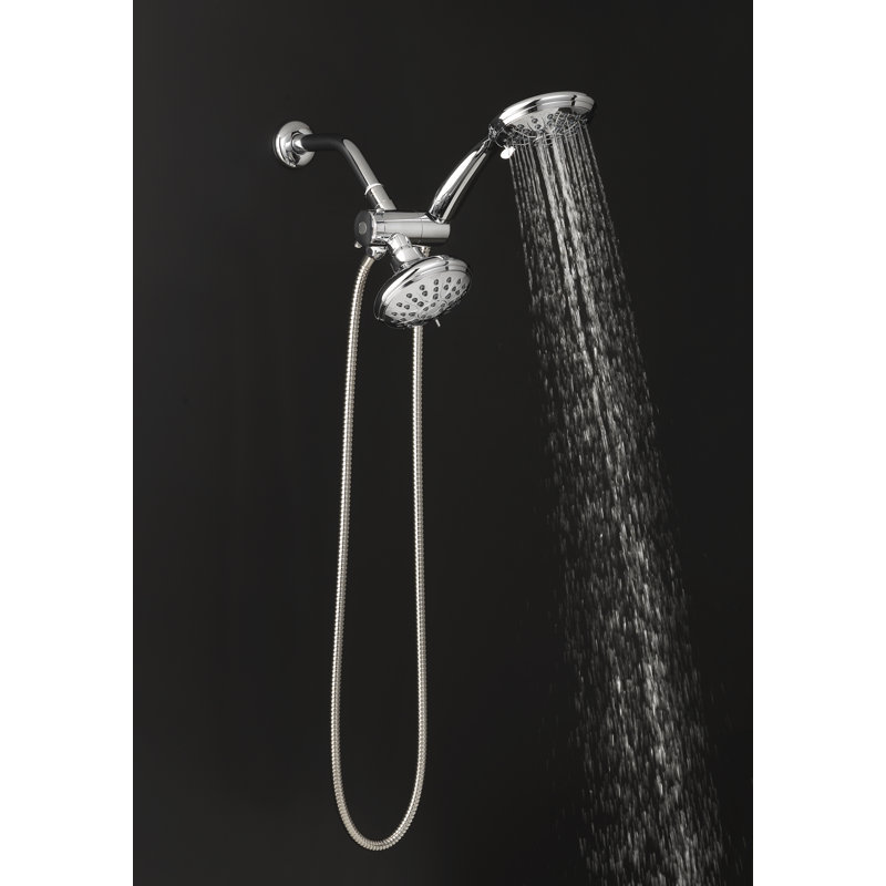 Positano Dual Shower Head 2.5 GPM GPM, Chrome