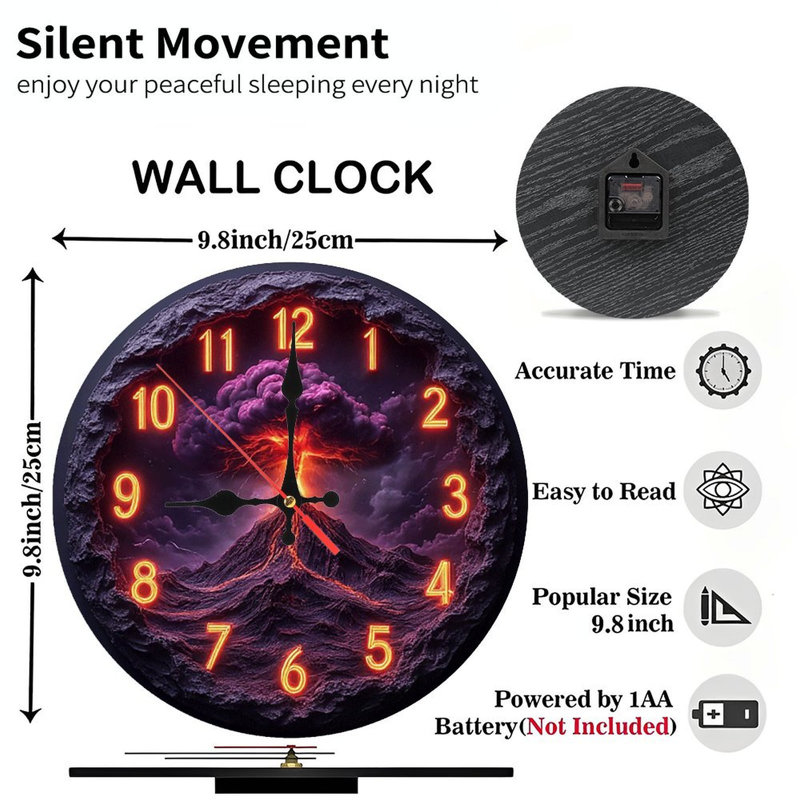 Horloge volcanique