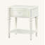 Lalo 1-Drawer Nightstand in Ivory