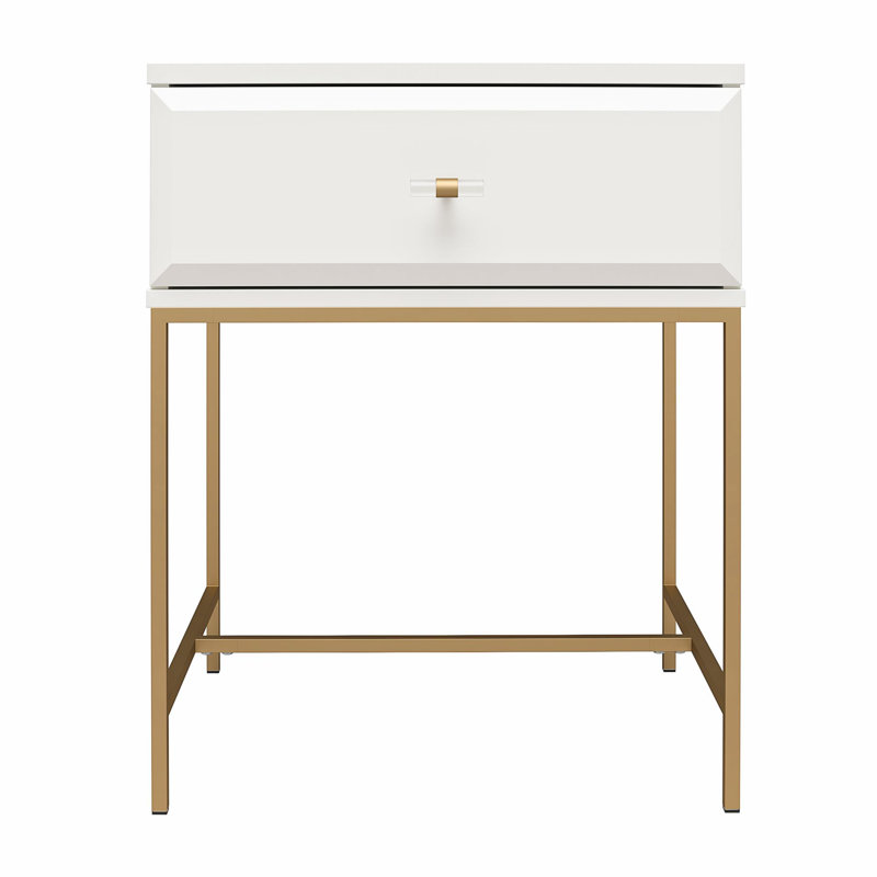 51cm W Manufactured Wood Bedside Table