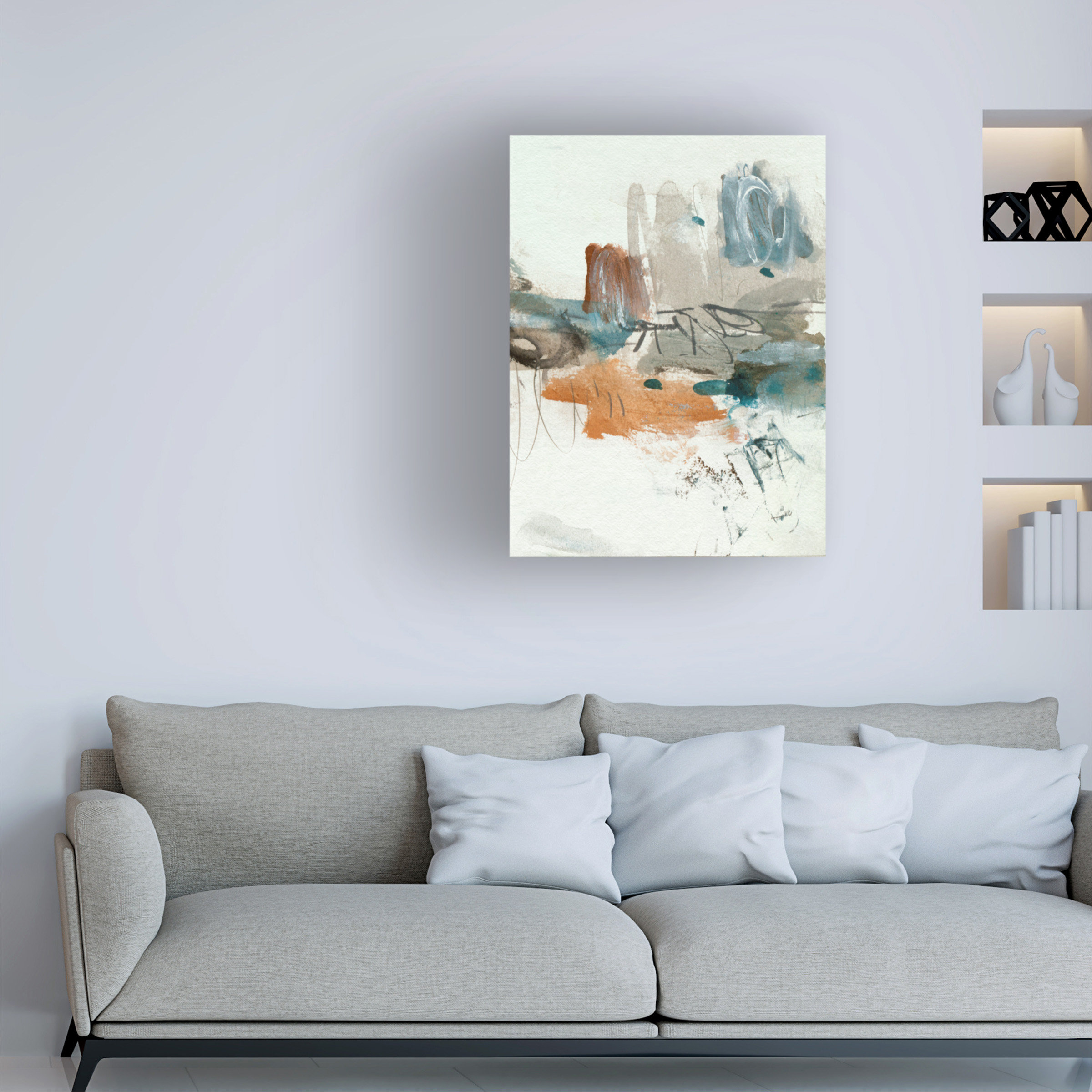 Wrought Studio™ Melissa Wang Water On The Mountain II Canvas Wall Art
