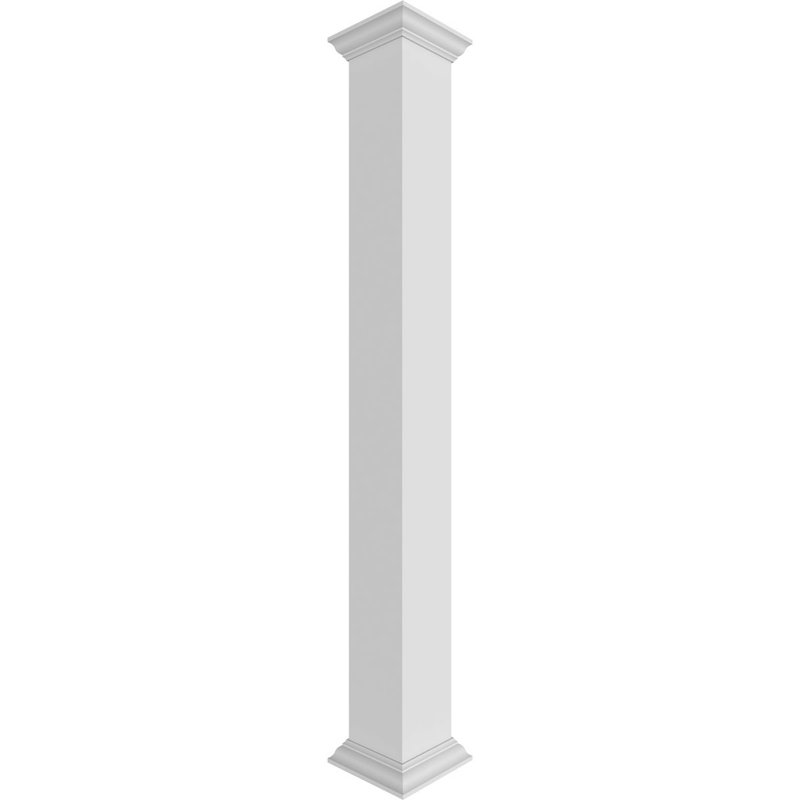 Ensemble de colonne carrée Endura-Craft, 7,625 po x 84 po x 7,625 po