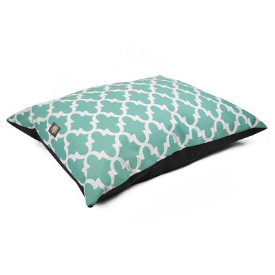 Trellis Geometric Polyester Pet Bed