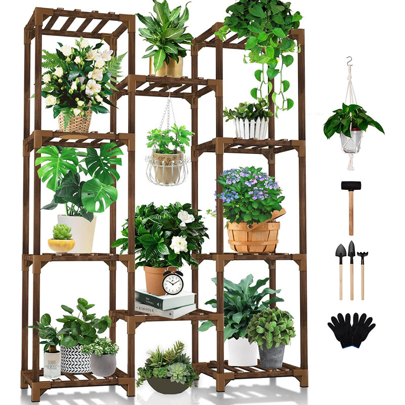 Wood Plant Stand