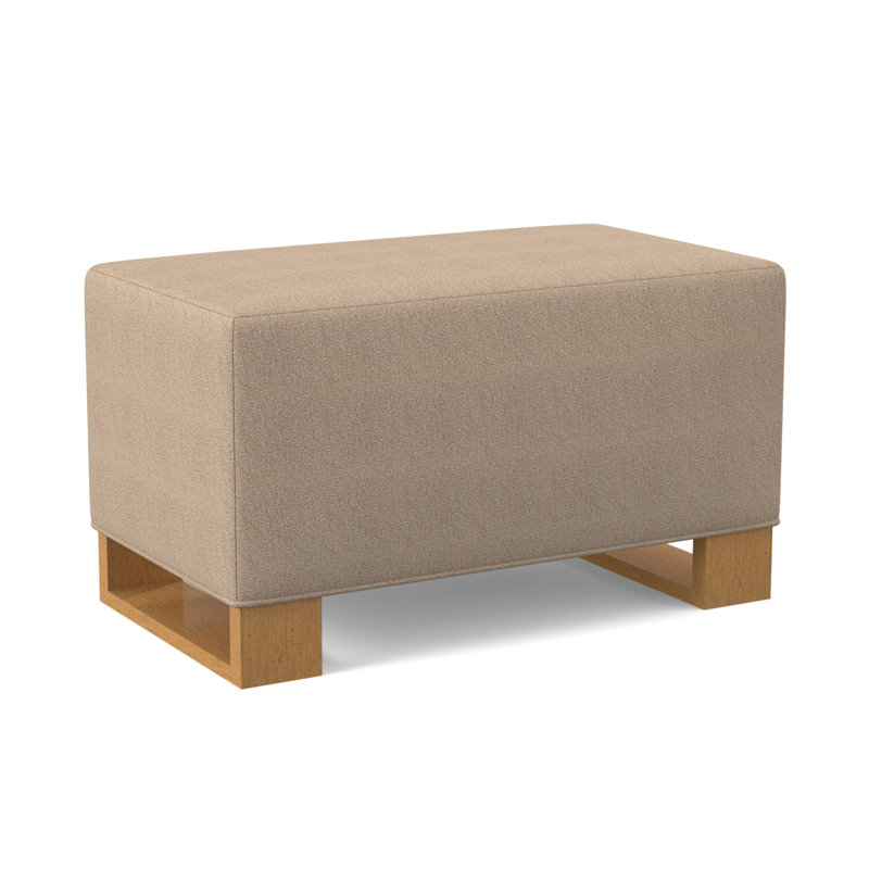 Repose-pieds, Ambre, Mélange de polyester blé Maya