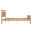 Wooden Bed with Rattan Paper Panel, Sturdy Slats – Pine+MDF+Plywood-129461592