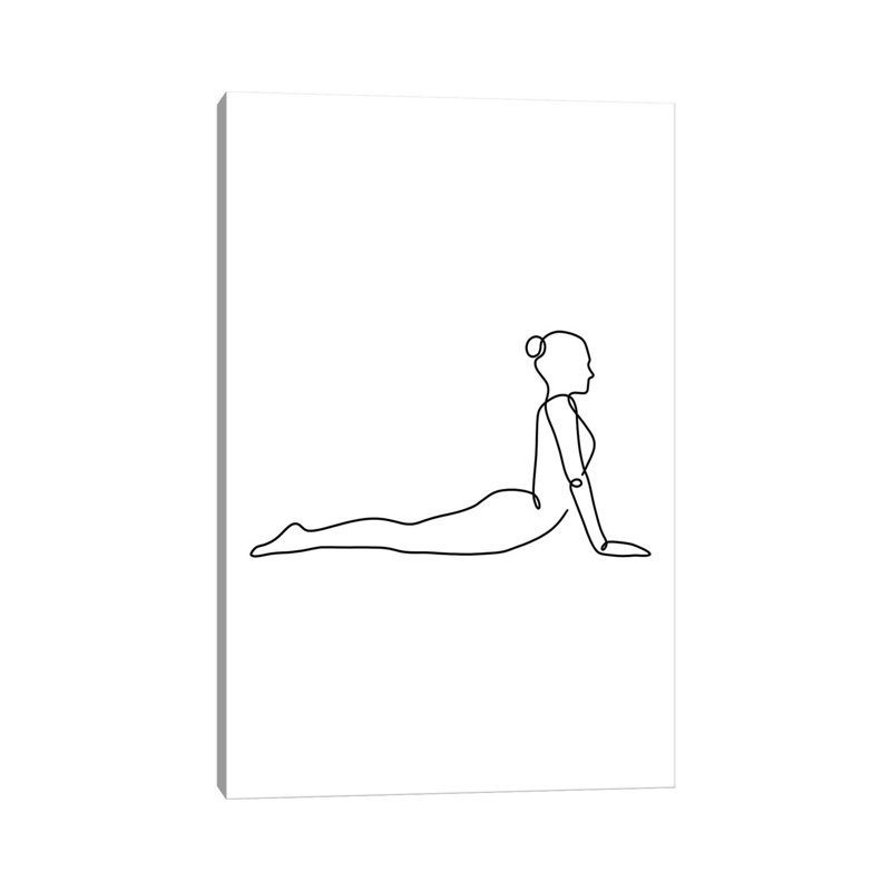 " Yoga Cobra " by Dane Khy, 18" H x 12" W x 1.5" D