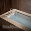 Poignées de robinet de salle de bain à fixation sur le comptoir occasion, H 3,56 po x l 3,44 po-73875594