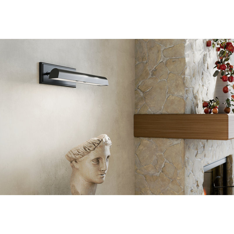 Lampe pour tableau à intensité variable, Noir, H 4,75 po x l 18,25 po x P 8,5 po