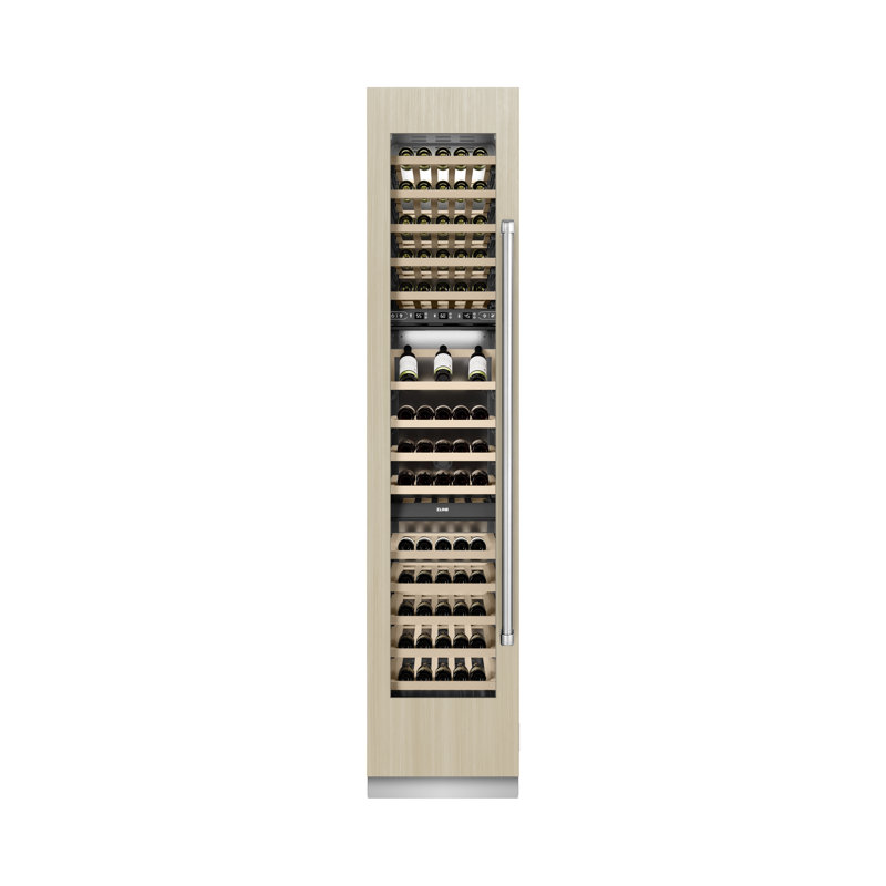 ZLINE 18 in. 9.0 cu. ft. Triple Zone 68 Bottle Panel Ready Hinge Column Wine Cooler, Right Handed