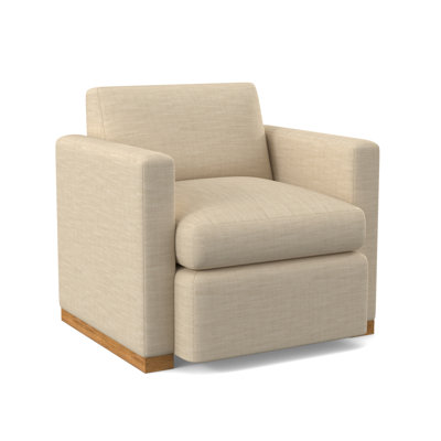 Ledger Upholstered Swivel Accent Chair