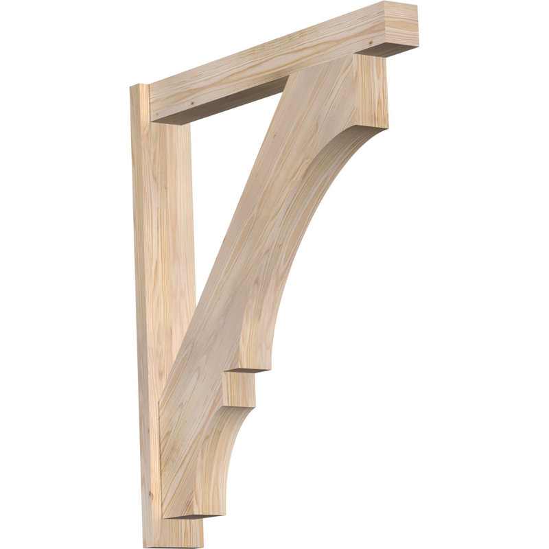 Bloc balboa rustique en bois rustique, P 36 po x H 42 po, Sapin Douglas de 5 1/2 po (lisse)