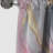 Pink And Gold Mysterious Marble V - Abstract Marble Marble Blackout Curtain - 1 Panels-107541265