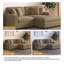 Milbrey Modular Corner Sofa-2105552011-2105552009