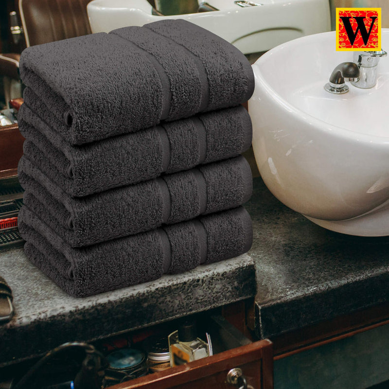 Cotton Hand Towel 50x100, Charcoal