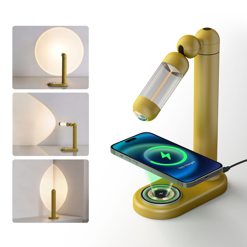 Metal USB Novelty Lamp, Yellow