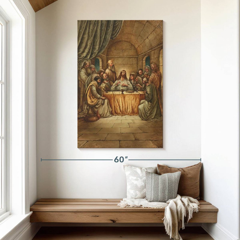 La dernière Cène, H 48 po x l 32 po