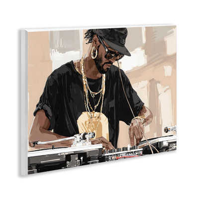 Plaque murale Timeless DJ avec Urban Rhythm, design par Franklyn Gregory
