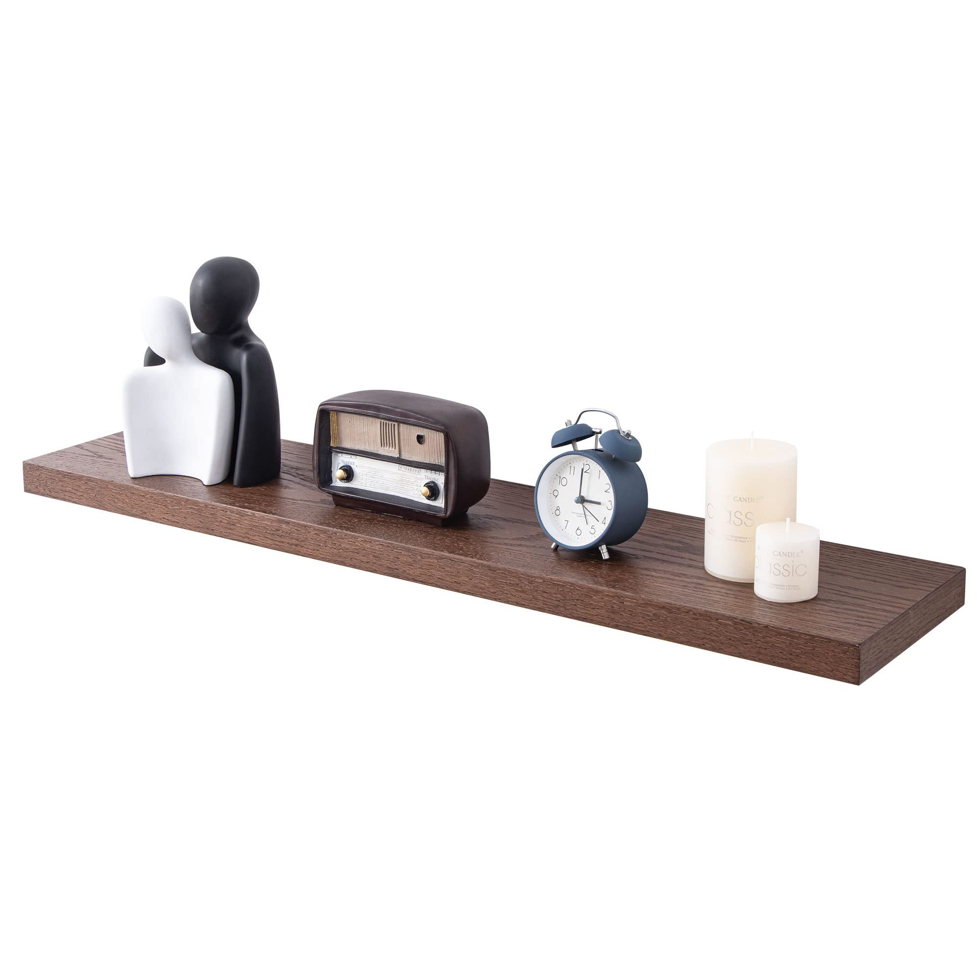 Latitude Run® Yariliz Solid Wood Veneer Floating Shelf & Reviews Wayfair