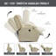 Fauteuil inclinable électrique avec massage, chaleur, port USB et porte-gobelets-153405814