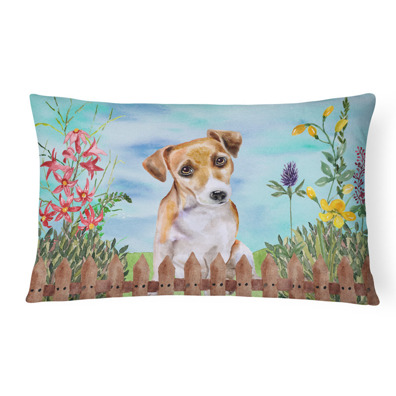  Coussin lombaire intérieur / extérieur Jack Russell Terrier Spring