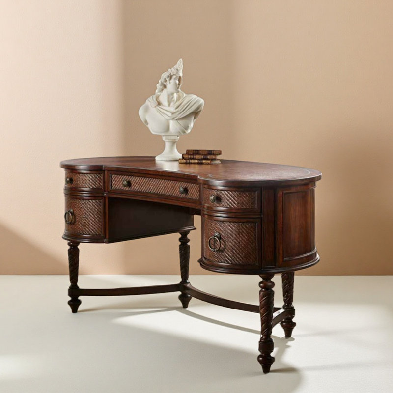 Bureau de style américain tissé en vigne
