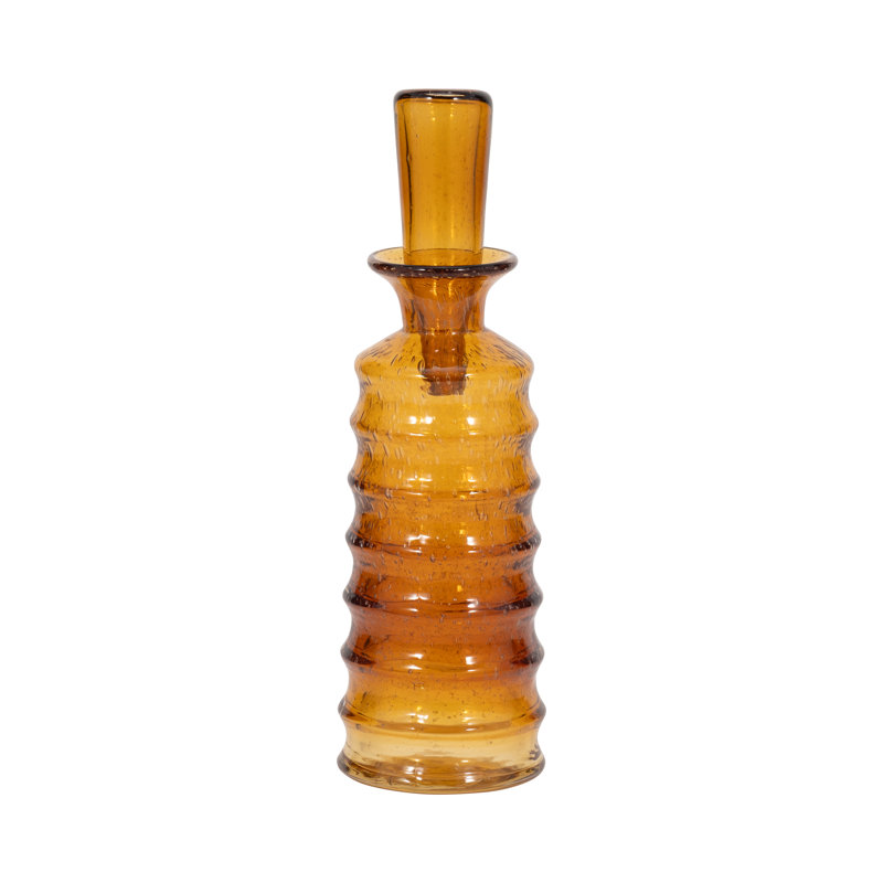 Vases en verre élégants, H 14,25 po x l 4 po x P 4 po