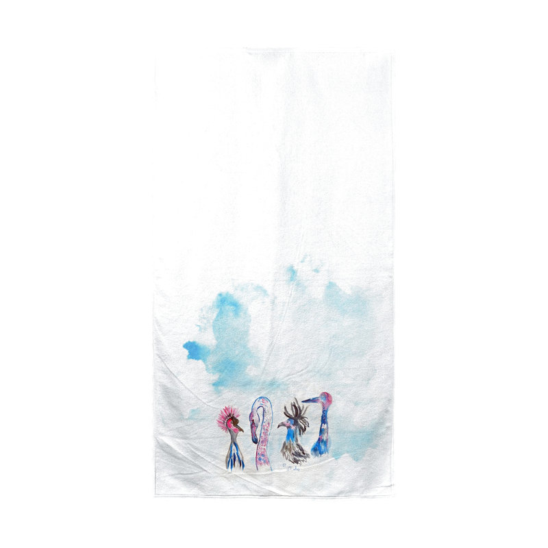 Serviette de plage loony oiseaux Rossiter